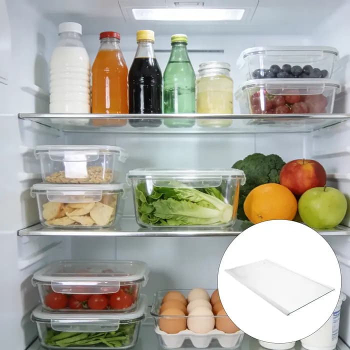 Étagère universelle en verre trempé pour réfrigérateur 15