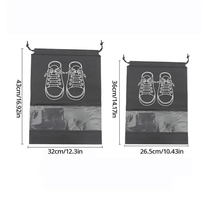 Sac de rangement pour chaussures en tissu non tissé épaissi