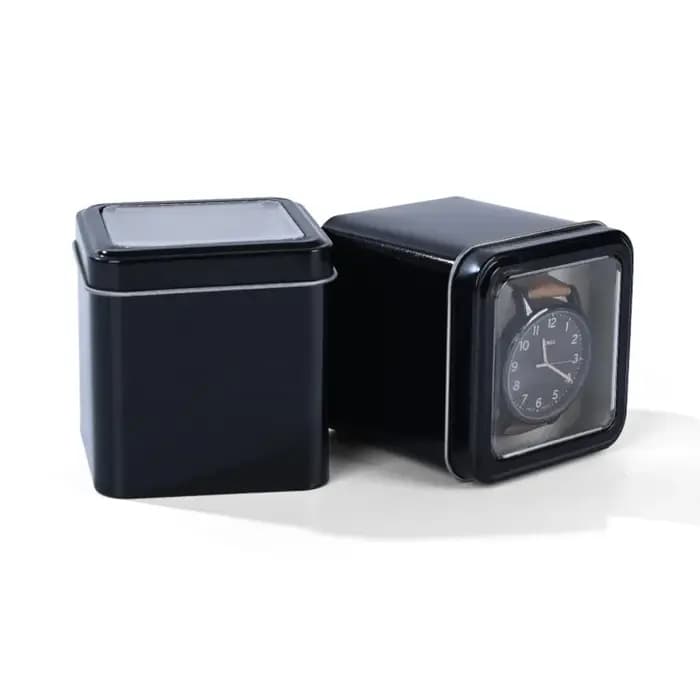 Boîte de rangement élégante pour montres carrées