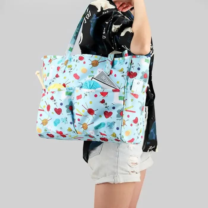 Sac de rangement d'impression pour ensemble de fils