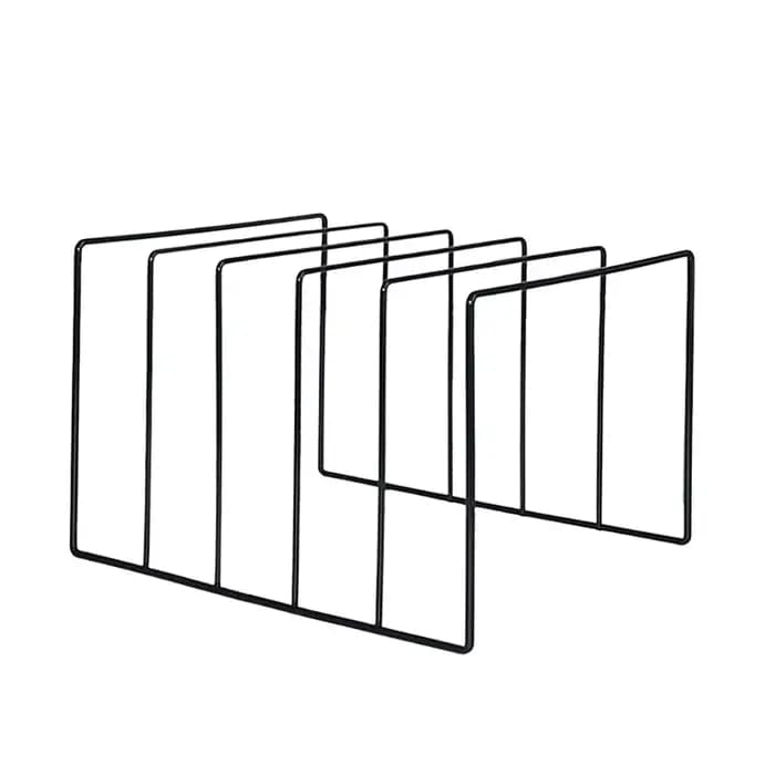 Stockage en fer métallique pour LP Record Rack Book Magzine Holder Desk Record ShelfOrgan