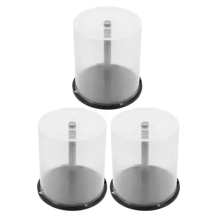 3 pièces grande capacité CD DVD stockage ganizer présentoir support de disque seau PP étui d'enregistrement