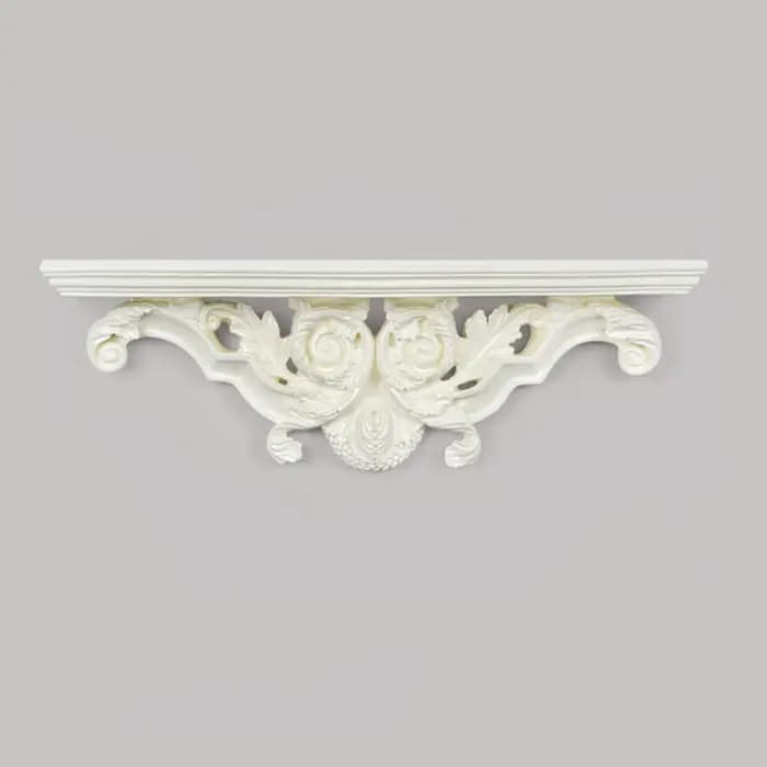 Étagère murale décorative rétro, support de rangement creux créatif pour chambre à coucher, salon, salle de bains et ustensiles d'art de cuisine
