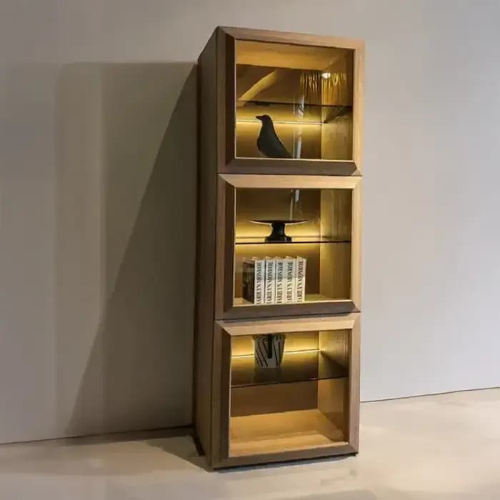 Organisateur artisanal armoires De salon bureau nordique classeur d'angle bureau Meuble De Rangement