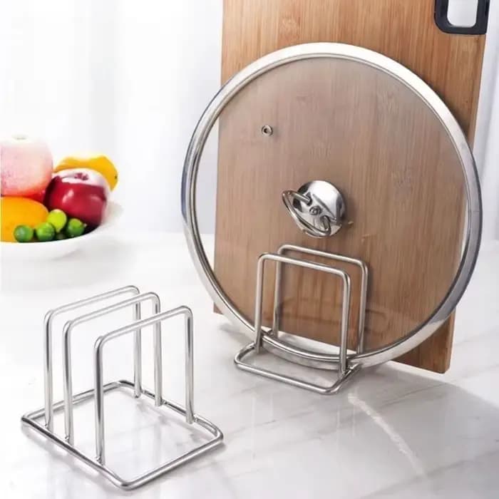Support de planche à découper Durable en acier inoxydable