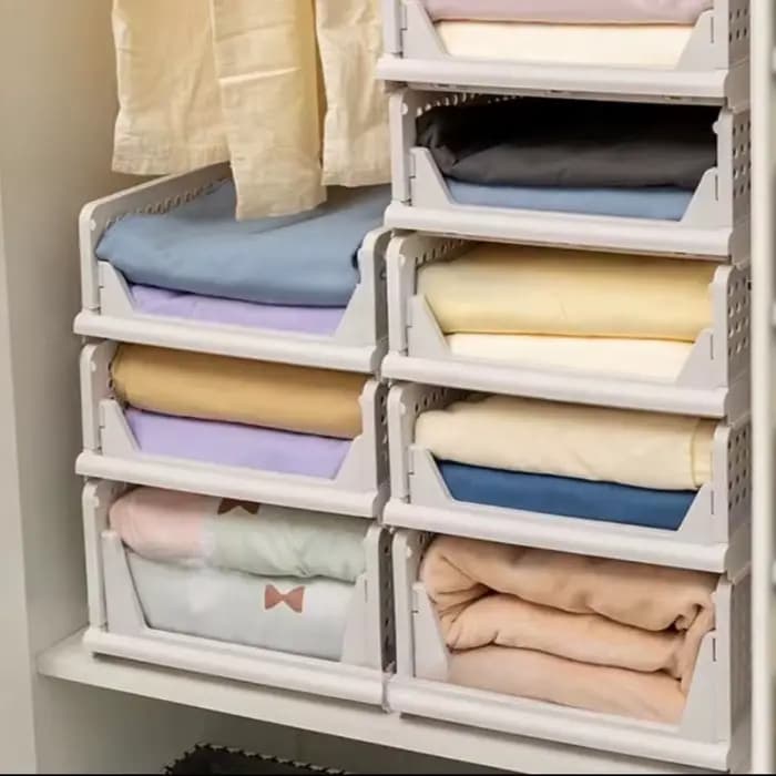 Boîtes de rangement pliantes pour vêtements