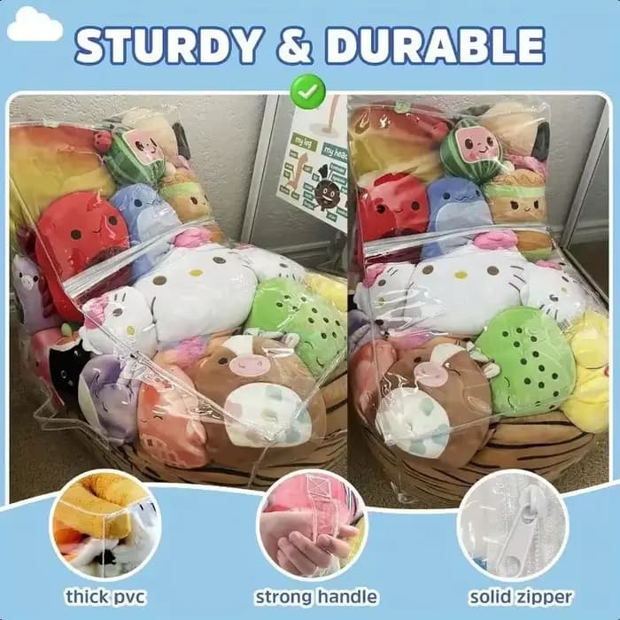 Tabouret de rangement pour enfants 2 en 1