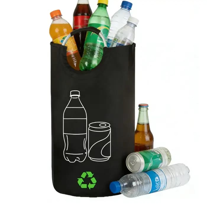 Sacs de recyclage 82L en tissu Oxford avec poignée en aluminium
