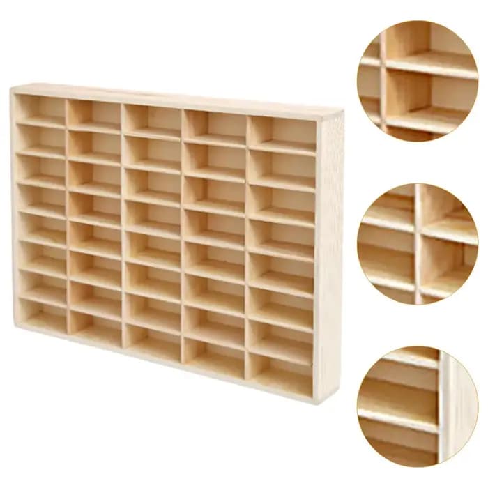 Boîte de séparation de rangement en bois