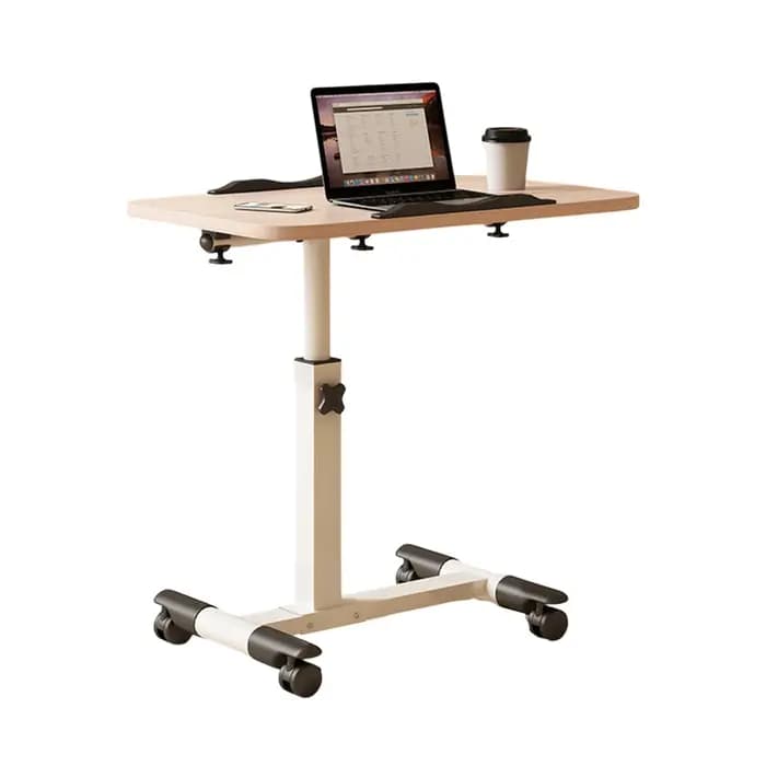 Table de chevet, table de chevet mobile avec bureau inclinable
