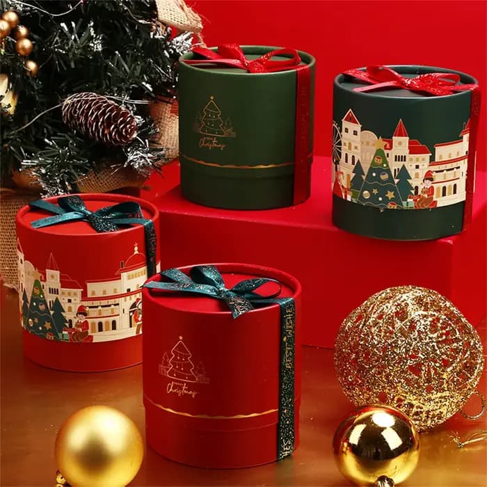 Boîte d'emballage cadeau de Noël pour la décoration de la maison
