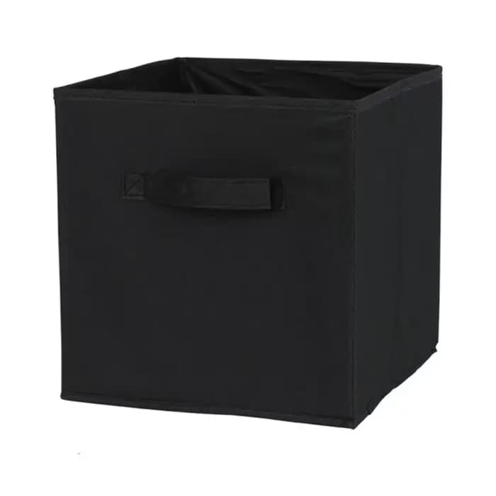 Boîte de rangement pliable en tissu non tissé Cube, fournitures pour la maison, organisateur de joue