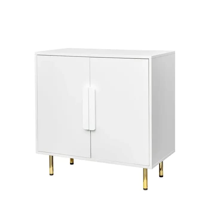 Armoire de rangement moderne avec poignée, buffet, armoires de rangement, 2 portes, salon, salle à m