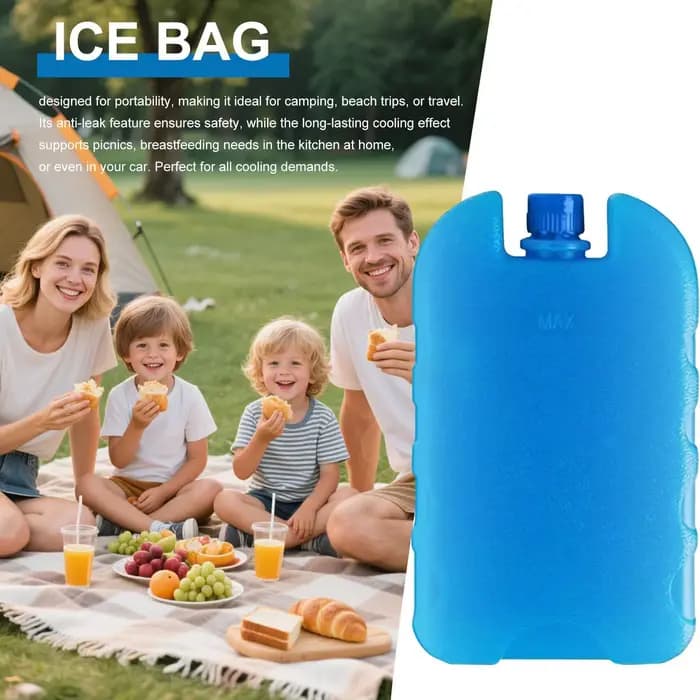Bloc réfrigérant réutilisable en gel pour congélateur