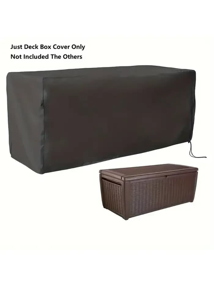 Housse de protection 210D pour bac de rangement extérieur