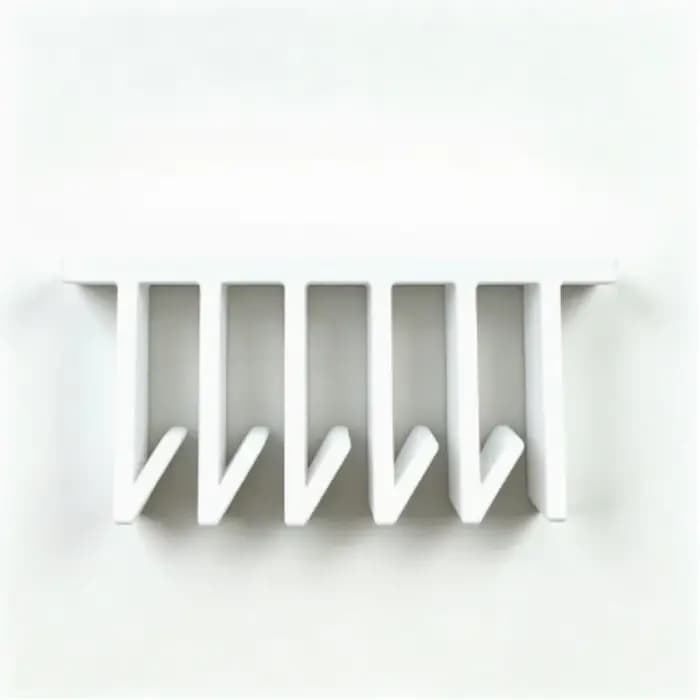 Support de rangement pour couvercles, support à couvercles multi-emplacements sous l'armoire, étagère de cuisine, organisateur d'évier, 5 crochets/10 crochets/19 crochets disponibles