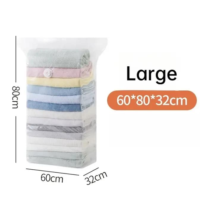 Sacs de rangement sous vide cubiques (1/4 pièces) – Grands