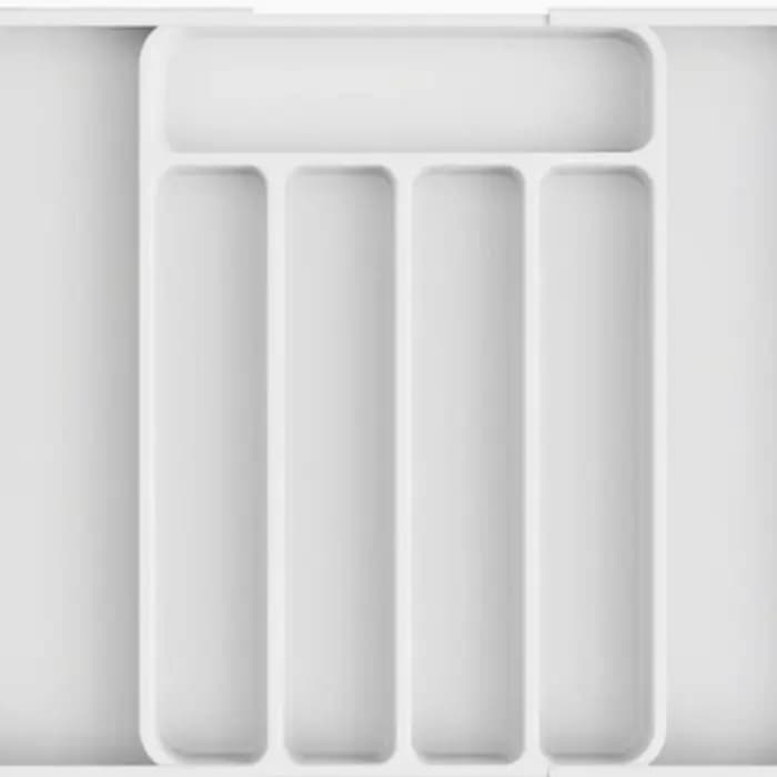 Organisateur de tiroir à couverts réglable et extensible, solution de rangement de cuisine peu encom