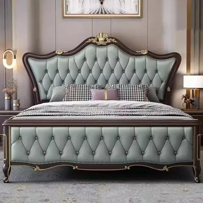 Lit King Size Moderne avec Rangement