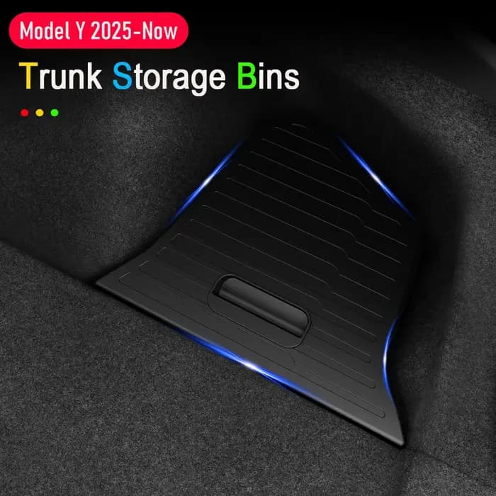 Boîte de rangement latérale pour coffre de voiture Tesla Model Y Juniper 2025 2026