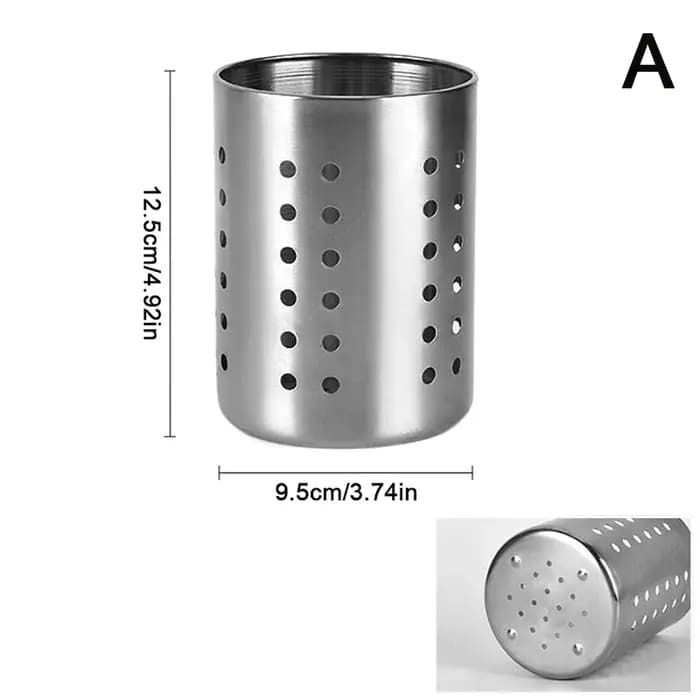Porte-couverts en acier inoxydable, support de rangement pour baguettes, organisateur, conteneur égo