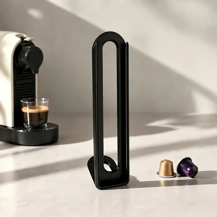 Support de rangement vertical pour dosettes de café