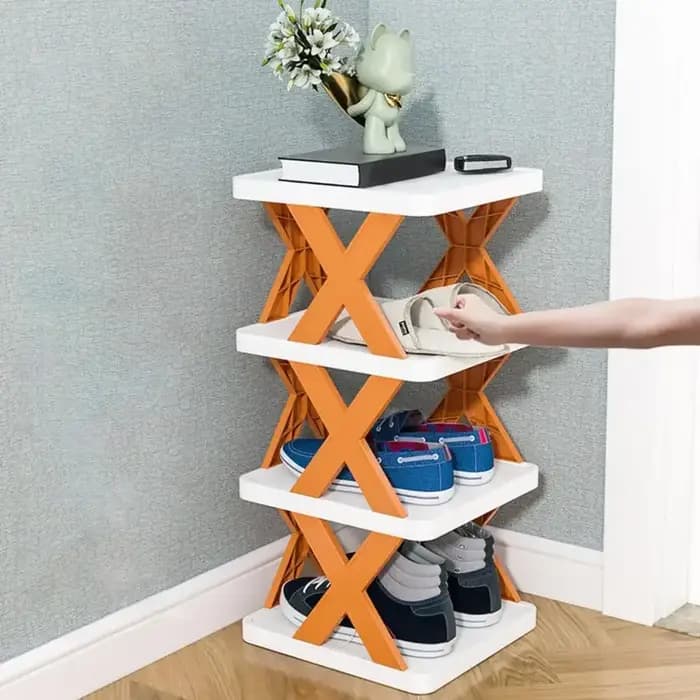 Petit support à chaussures vertical empilable
