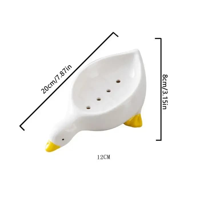 Boîte à savon en forme de canard