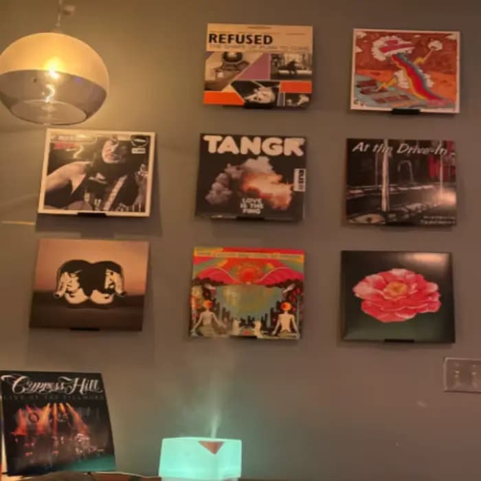 Étagère murale multifonctionnelle pour disques vinyles