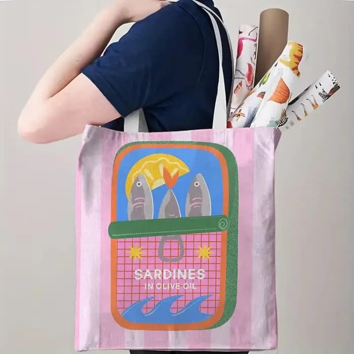 Sacs de rangement pour boîtes de conserve de sardines Coastal Charm