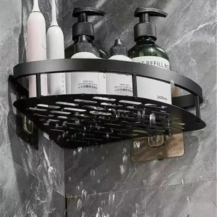 Étagère de salle de bain en alliage d'aluminium