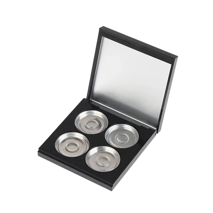 NOUVEAU Boîte de rangement magnétique vide à 4 compartiments pour cosmétiques