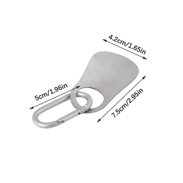 1 pièce Chausse-pied professionnel en acier inoxydable de 7