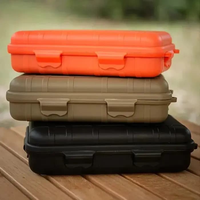 EDC boîte à outils Camping en plein air Kit de survie antichoc boîtier étanche