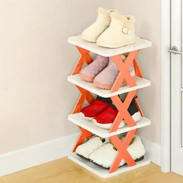 Petit support à chaussures vertical empilable