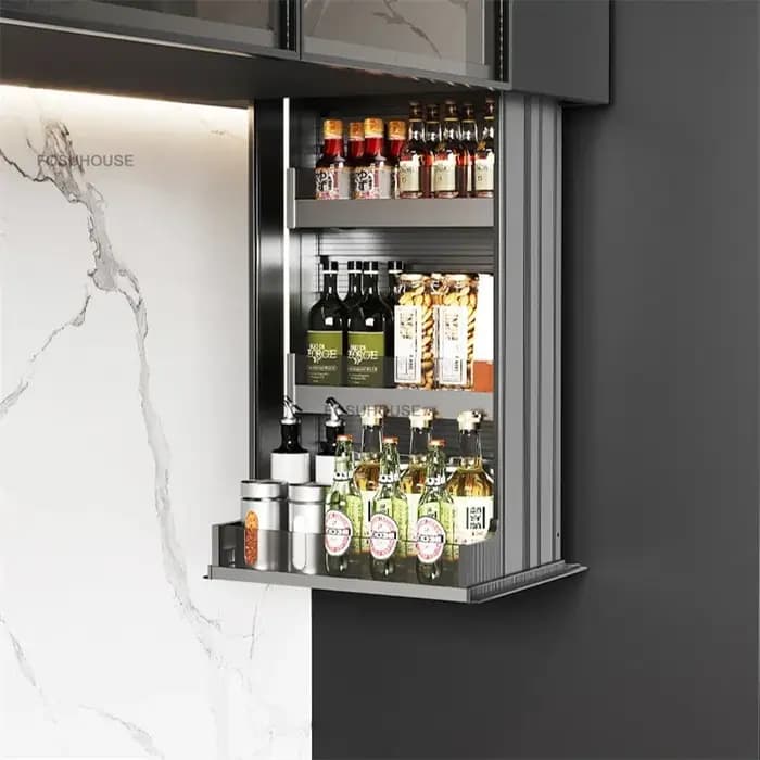 Panier de rangement électrique intelligent pour condiments