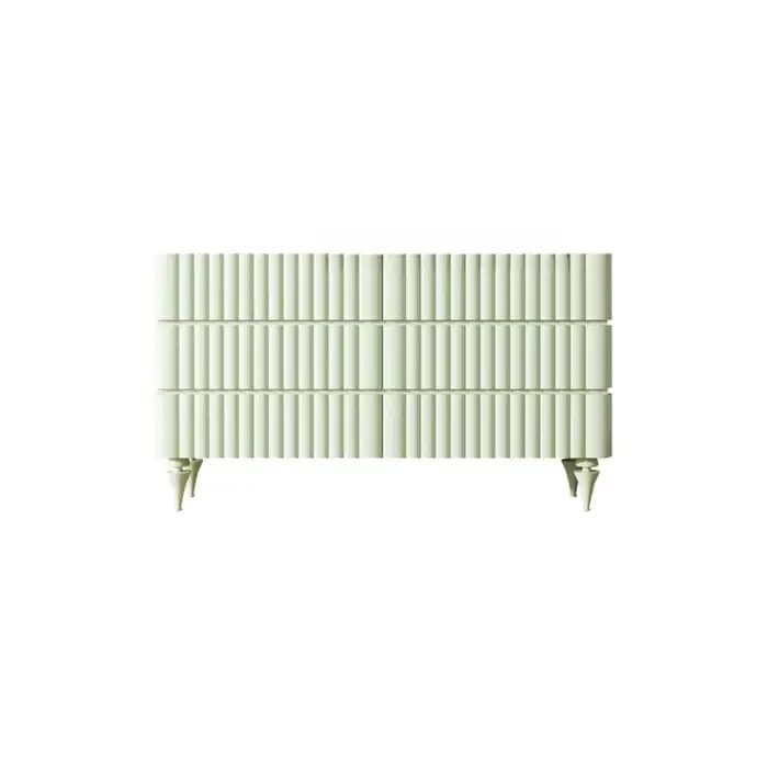 Vitrine sur pied vert crème pour filles