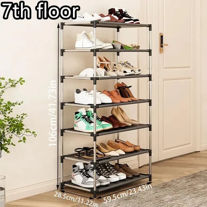 Armoire à chaussures simple domestique à 6/7 étages