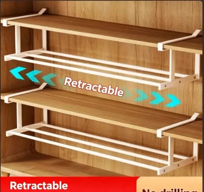 Étagère à chaussures réglable | Organisateur superposable pour économiser de l'espace dans les armoires