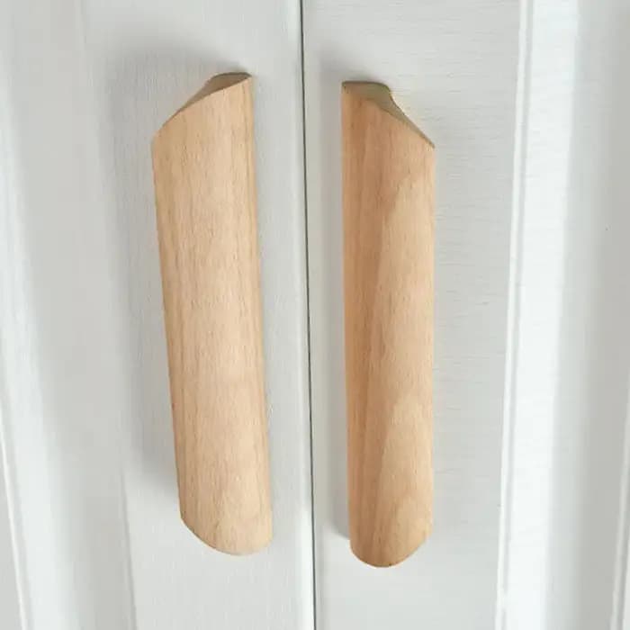 Poignées de meuble en bois de hêtre Foy
