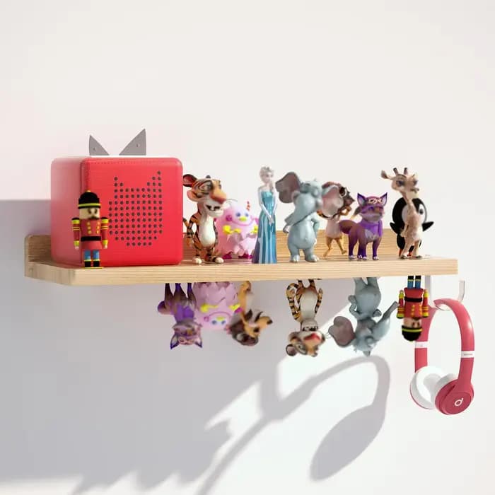 Étagère magnétique pour Tonies - Organisateur de figurines Tonies pour chambre d'enfant, étagère mag