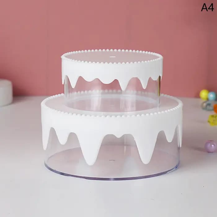Boîte de rangement en plastique faite à la main pour enfants, boîte à gâteau à la crème sucrée, prod