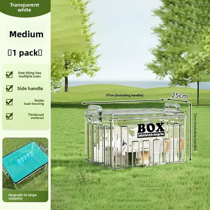 Boîte de rangement pour camping en plein air