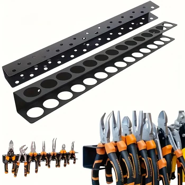 Support de rangement mural pour tournevis et pinces, 1 pièce, support de rangement pour outils multifonctionnel adapté aux garages et aux ateliers