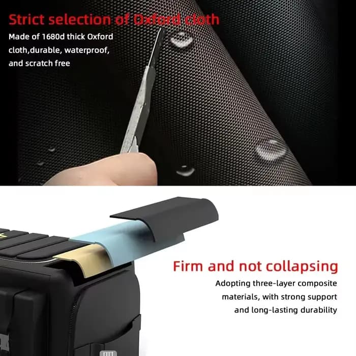 Organisateur de rangement de coffre de voiture avec couvercle