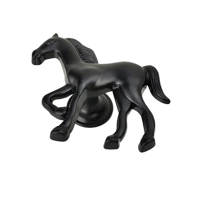 Poignées d'armoire en alliage de Zinc en forme de cheval, poignée de meuble, boutons de porte, poignées pour chambre d'enfants, poignée de tiroir, boutons de garde-robe Vintage
