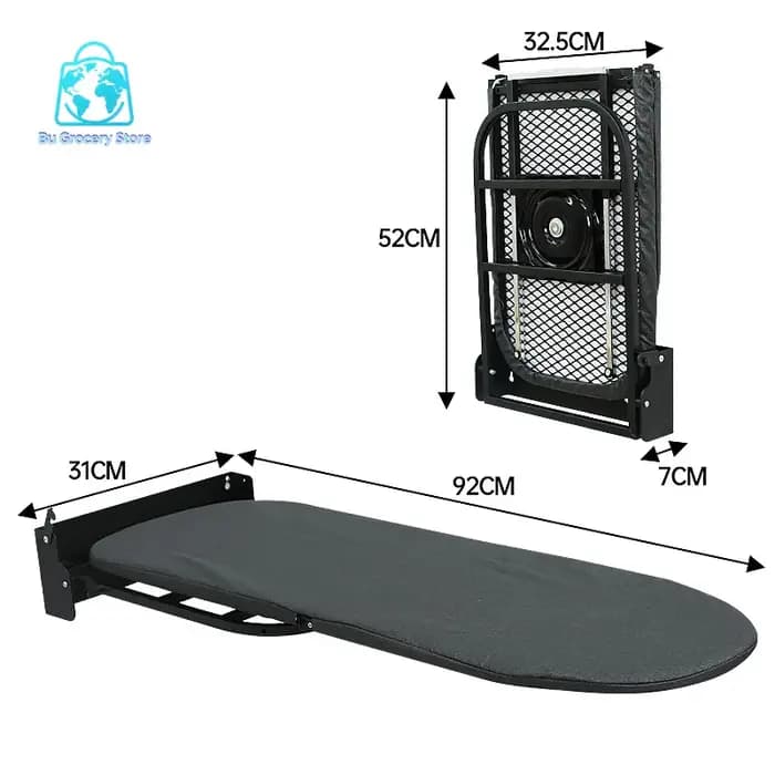 Planche à repasser murale pliable à 180 degrés, rotative, pour armoire