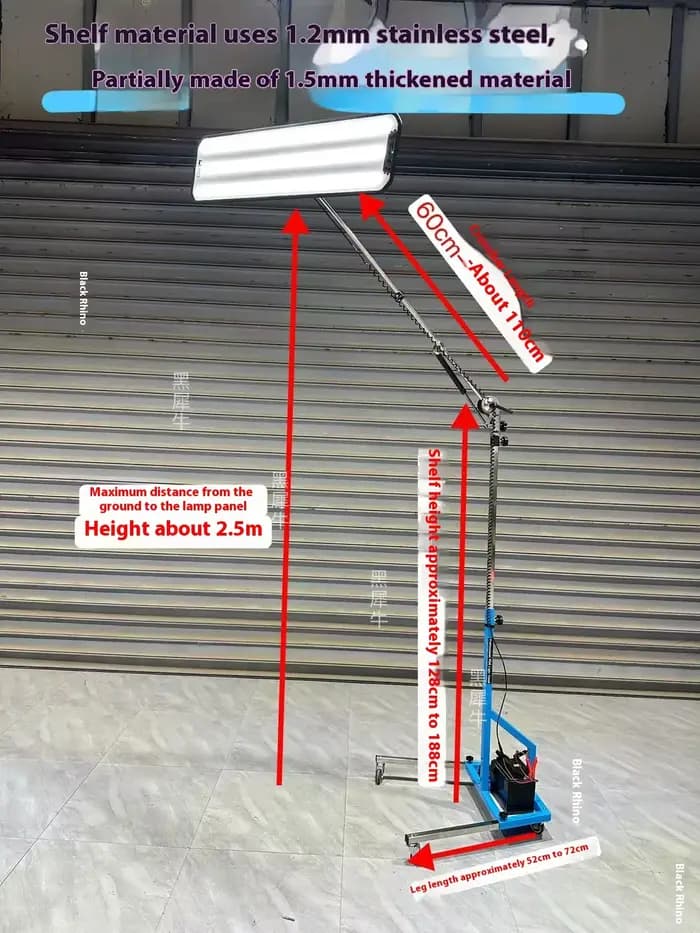 Lampe d'étagère robuste