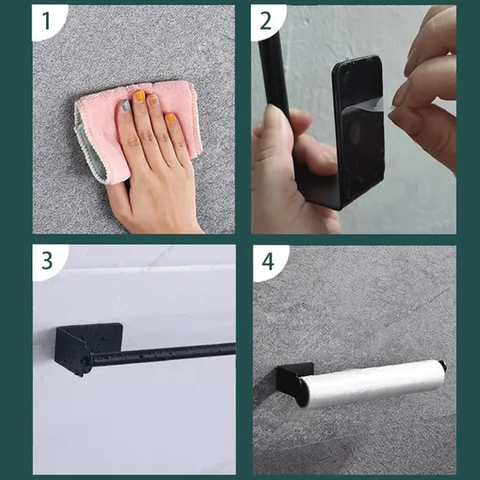 Porte-serviettes de cuisine en acier inoxydable