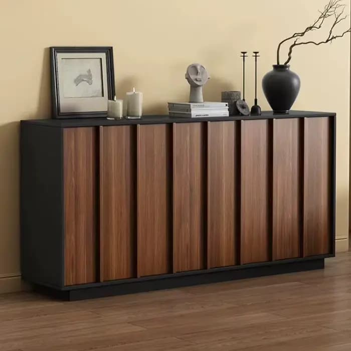 Meuble à chaussures d'entrée d'angle de luxe en bois avec couvercles et rangement compartimenté